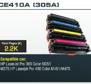 toner color hp CE 410A1