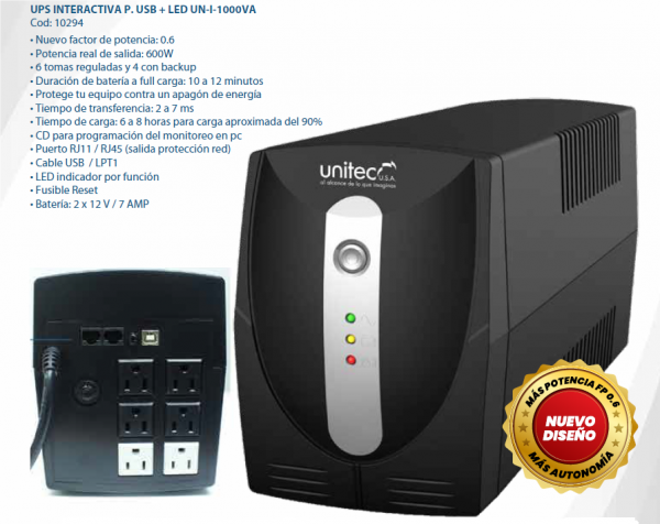 UPS INTERACTIVA P.USB1